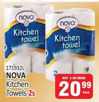 KitKat Cash and Carry NOVA KITCHEN TOWELS 2s offer