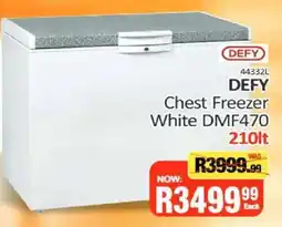 KitKat Cash and Carry DEFY Chest Freezer White DMF470 offer