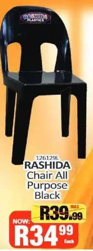 KitKat Cash and Carry RASHIDA CHAIR All Purpose Black offer