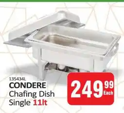 KitKat Cash and Carry CONDERE Chafing Dish Single 11lt offer