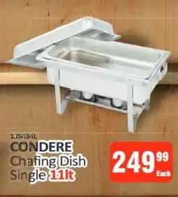 KitKat Cash and Carry CONDERE Chafing Dish Single 11lt offer