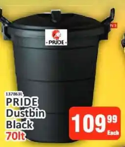 KitKat Cash and Carry PRIDE Dustbin Black 70lt offer