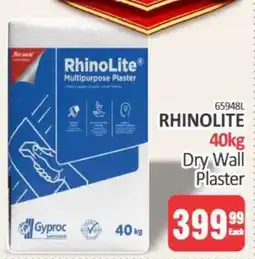 KitKat Cash and Carry RHINOLITE 40kg Dry Wall Plaster offer