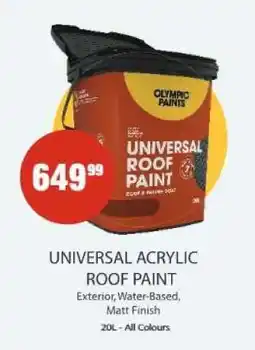 KitKat Cash and Carry UNIVERSAL Acrylic Roof Paint offer