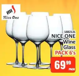 KitKat Cash and Carry NICE ONE Wine Glass PACK 6's offer