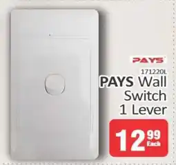 KitKat Cash and Carry PAYS Wall Switch 1 Lever offer