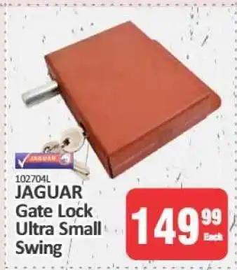KitKat Cash and Carry JAGUAR Gate Lock Ultra Small Swing offer