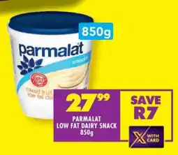 Shoprite PARMALAT LOW FAT DAIRY SNACK 850g offer