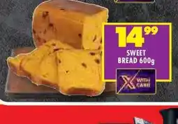 Shoprite SWEET BREAD 600g offer