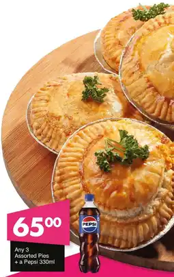 Save Hyper Assorted Pies + a Pepsi offer