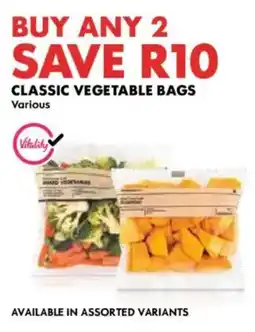 Woolworths Classic vegetable bags offer