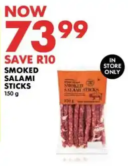 Woolworths Smoked salami sticks offer