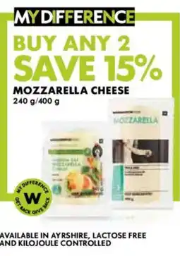 Woolworths Mozzarella Cheese offer