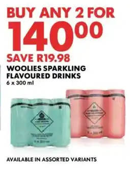 Woolworths Woolies sparkling flavoured drinks offer