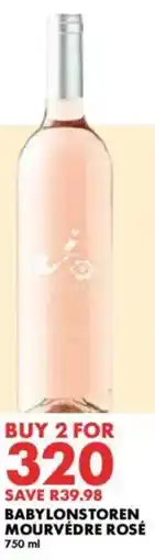 Woolworths Babylonstoren mourvédre rosé offer