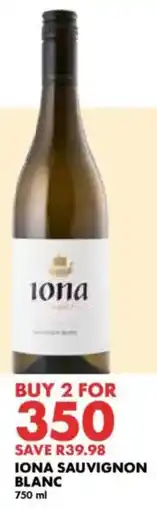 Woolworths Iona sauvignon blanc offer