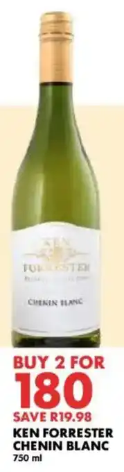 Woolworths Ken forrester chenin blanc offer