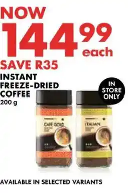 Woolworths Instant freeze-dried coffee offer