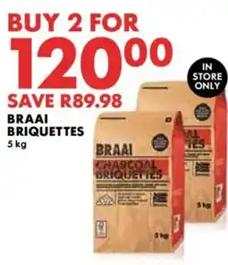 Woolworths Braai briquettes offer