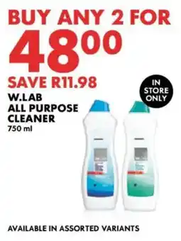 Woolworths W.lab all purpose cleaner offer