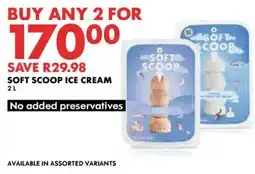Woolworths Soft scoop ice cream offer