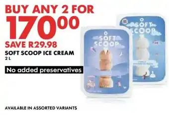 Woolworths Soft scoop ice cream offer