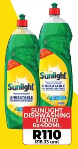 1UP Sunlight dishwashing liquid offer