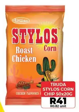 1UP Truda stylos corn chip offer