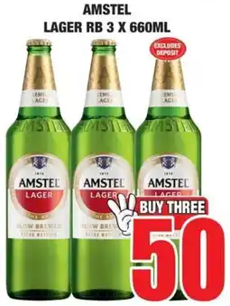 Boxer Liquors Amstel lager rb offer