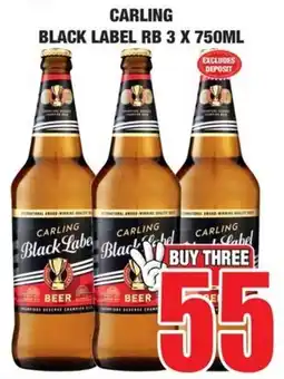 Boxer Liquors Carling Black Label RB offer