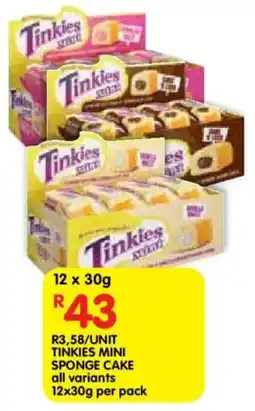 Shoprite Tinkies mini sponge cake offer