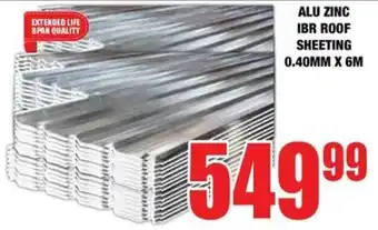 Boxer Build Alu zinc ibr roof sheeting offer