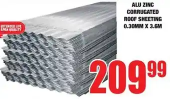 Boxer Build Alu zinc corrugated roof sheeting offer