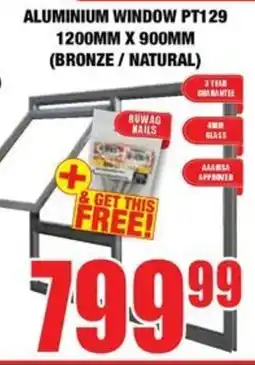 Boxer Build Aluminium window pt129 offer