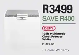 House & Home Defy Multimode Chest Freezer White offer