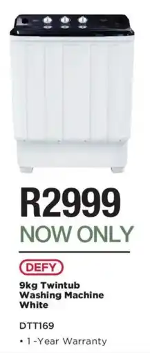 House & Home Defy Twintub Washing Machine White offer