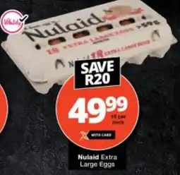 Checkers Nulaid Extra Large Eggs offer