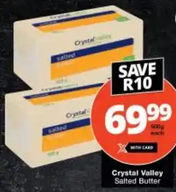Checkers Crystal Valley Salted Butter offer