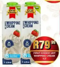 Take 'n Pay First choice uht whipping cream offer