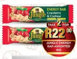 Take 'n Pay Jungle energy bar assorted offer