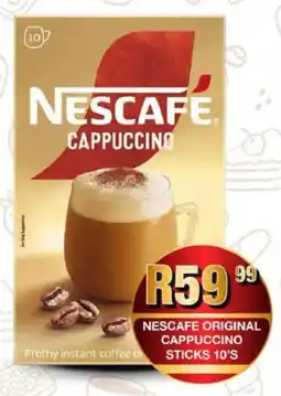 Take 'n Pay Nescafe original cappuccino sticks offer