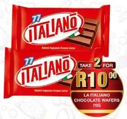 Take 'n Pay La italiano chocolate wafers offer
