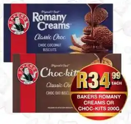 Take 'n Pay Bakers romany creams or choc-kits offer