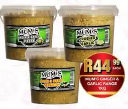 Take 'n Pay Mum's ginger & garlic range offer