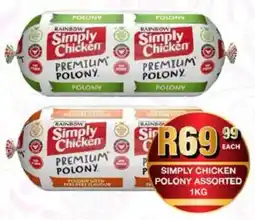 Take 'n Pay Rainbow Simply Chicken Polony Assorted offer