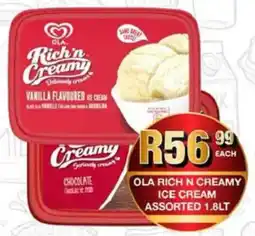 Take 'n Pay Ola rich n creamy ice cream assorted offer