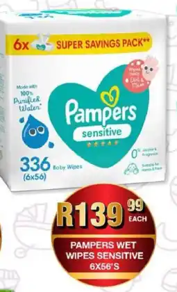 Take 'n Pay Pampers wet wipes sensitive offer