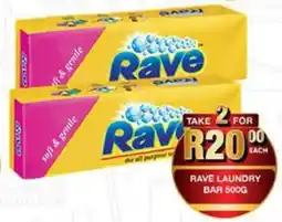 Take 'n Pay Rave laundry bar offer