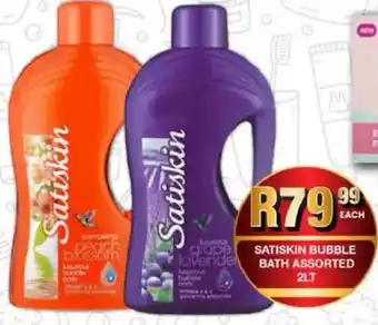 Take 'n Pay Satiskin bubble bath assorted offer