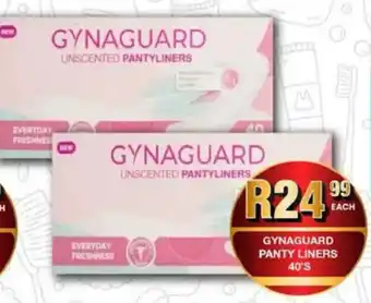 Take 'n Pay Gynaguard panty liners offer